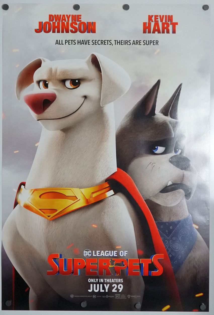 DC League of Super-Pets (2022) original theatrical movie poster - Style D