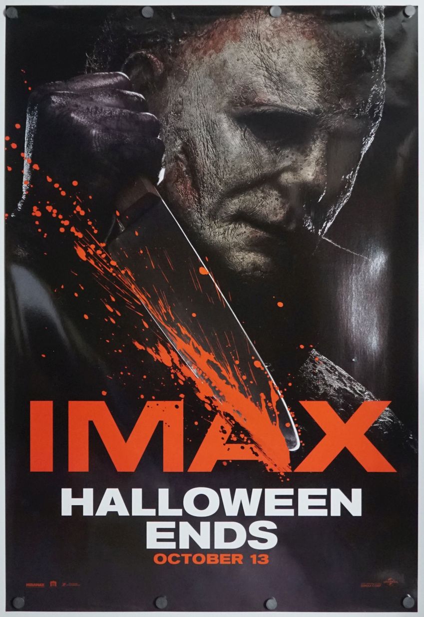 Halloween Ends (2022) original theatrical movie poster - International IMAX
