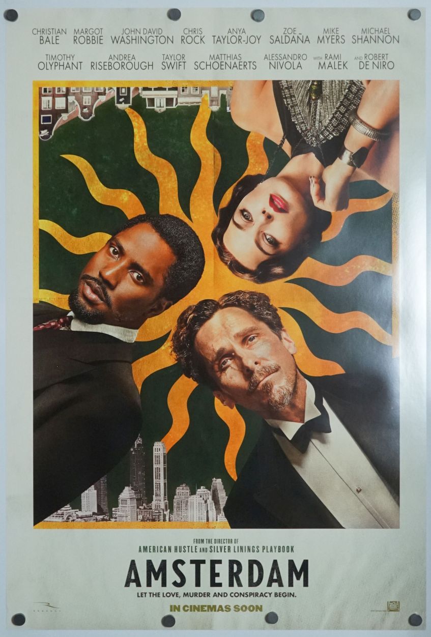 Amsterdam (2022) original theatrical movie poster - International Final