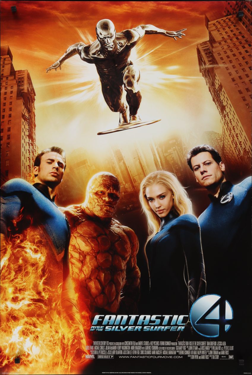Fantastic 4: Rise of the Silver Surfer (2007) original theatrical movie poster - International Final
