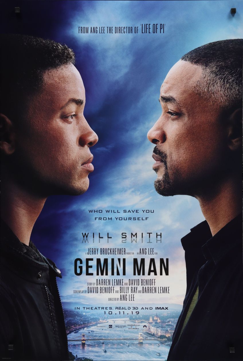 Gemini Man (2019) original theatrical movie poster - Advance