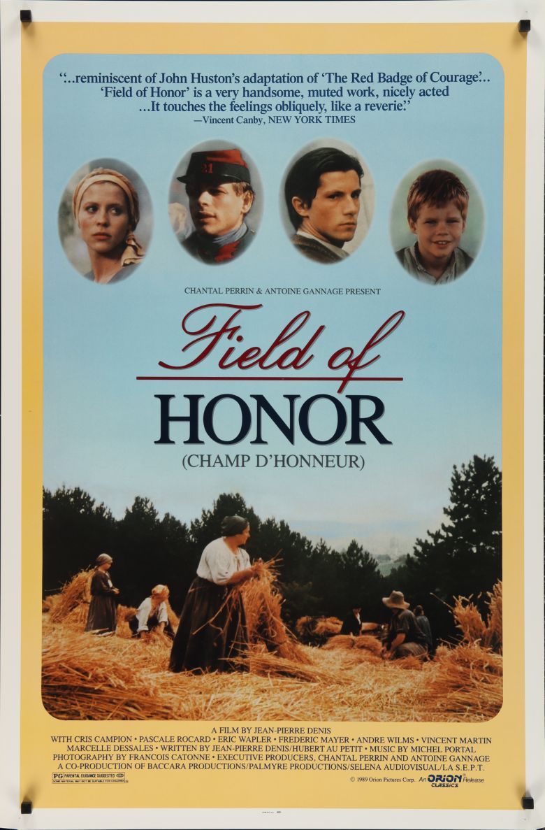 Field of Honor (1986) original theatrical movie poster - Final