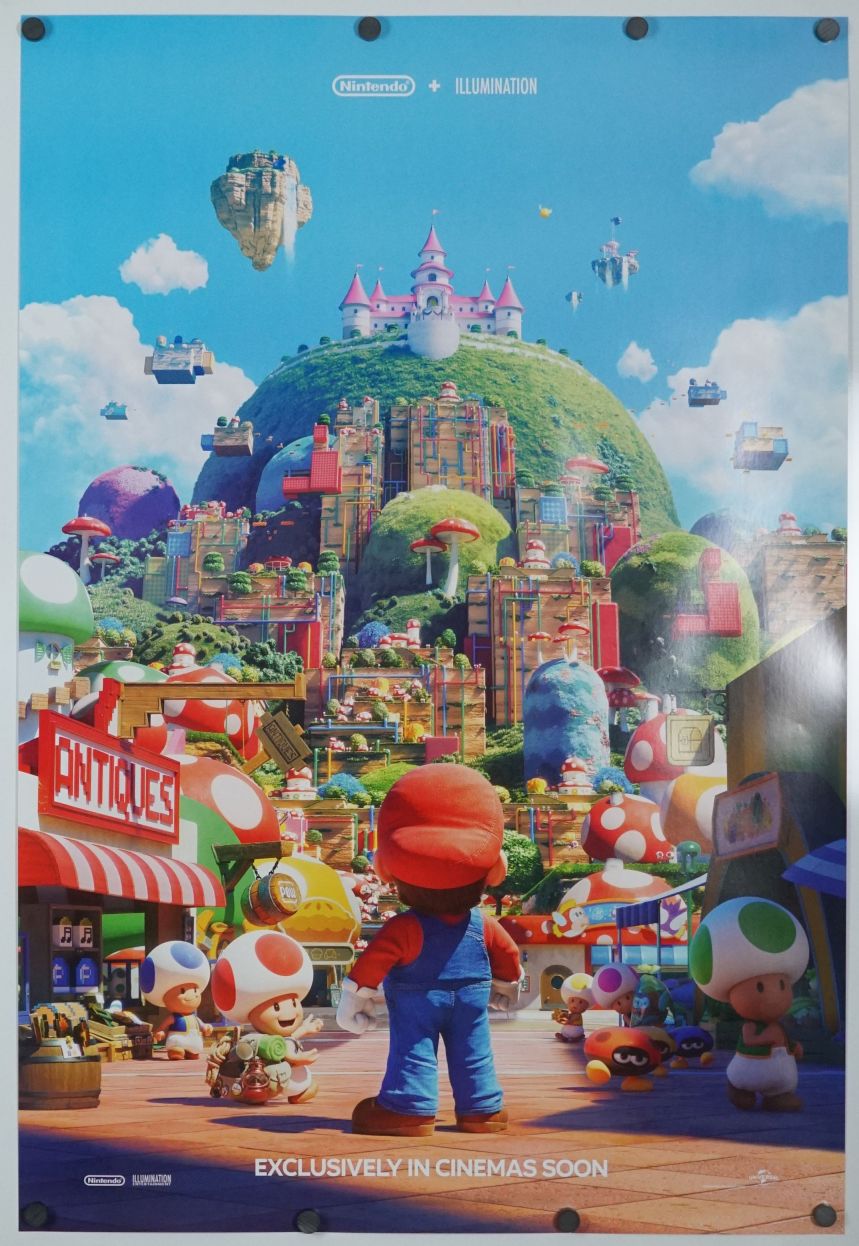 The Super Mario Bros. Movie (2023) original theatrical movie poster - International Advance