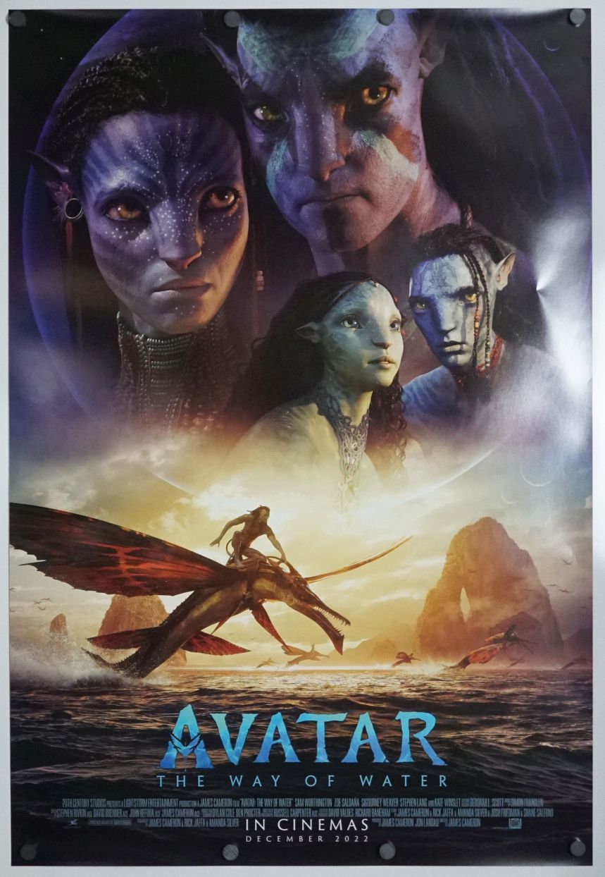 Avatar 2 (2022) original theatrical movie poster - International Final