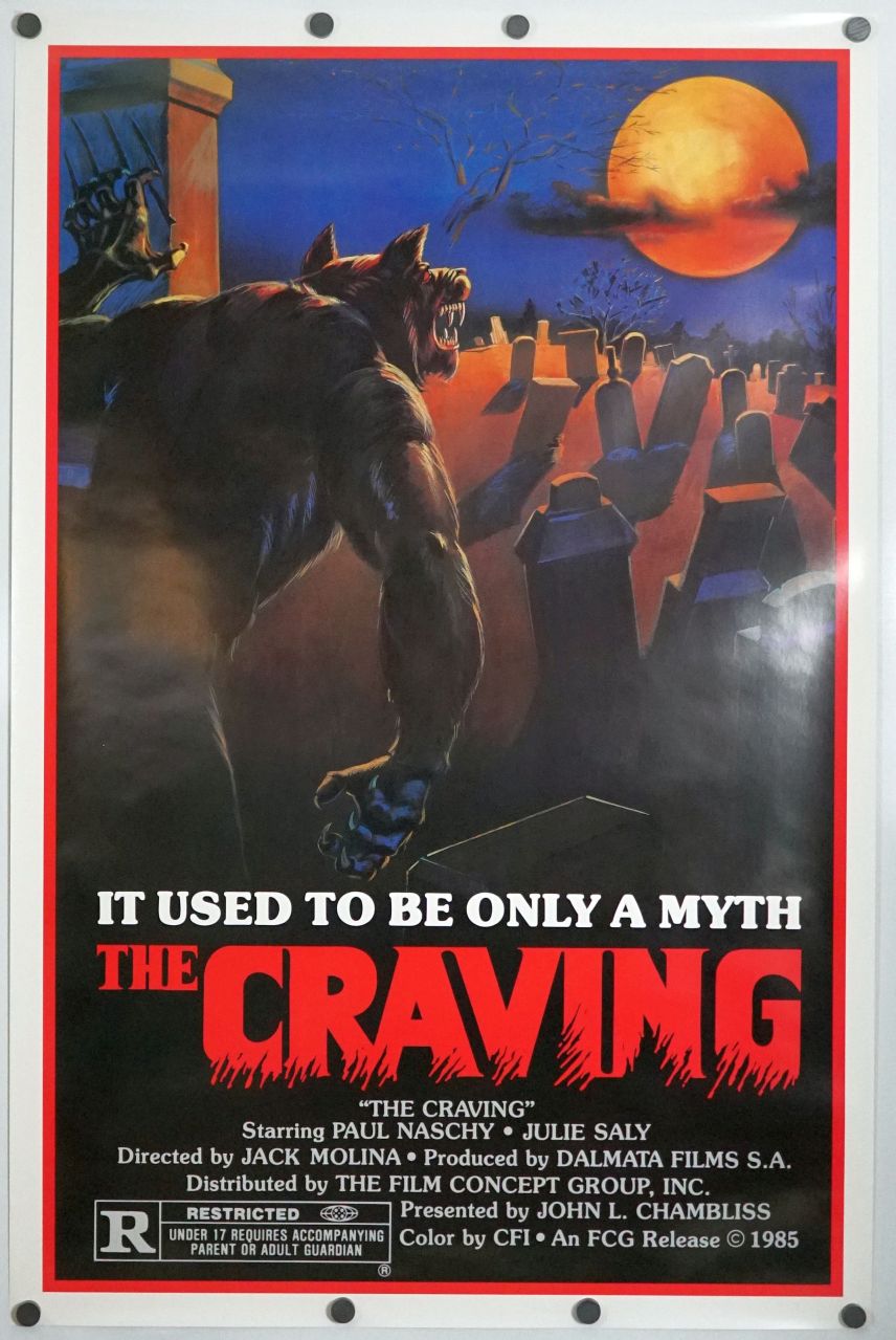 Night of the Werewolf (1985) original theatrical movie poster - Final