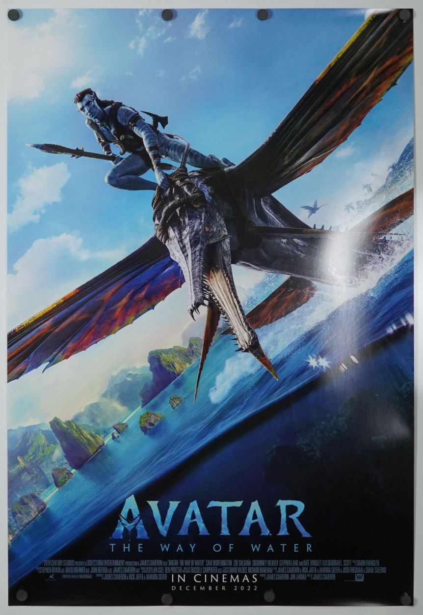 Avatar 2 (2022) original theatrical movie poster - International Style B