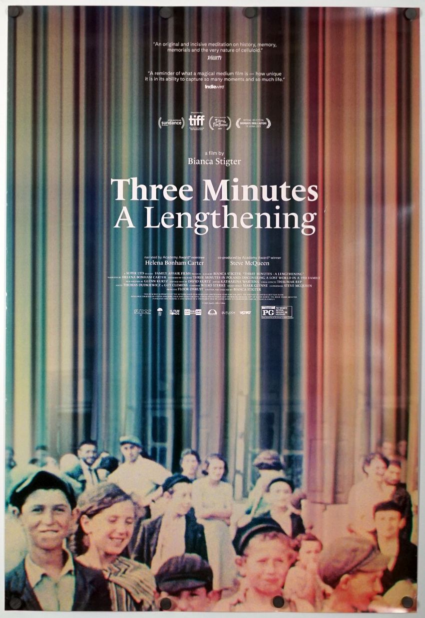 Three Minutes: A Lengthening (2022) original theatrical movie poster - Final