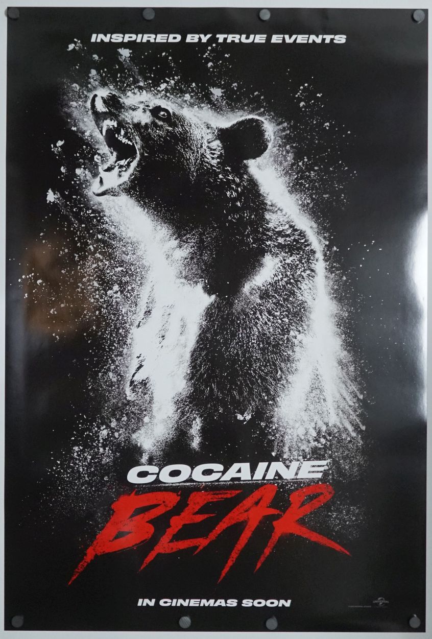 Cocaine Bear (2023) original theatrical movie poster - International Advance