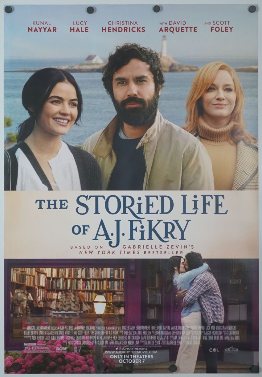 The Storied Life of A.J. Fikry (2022) original theatrical movie poster - Final