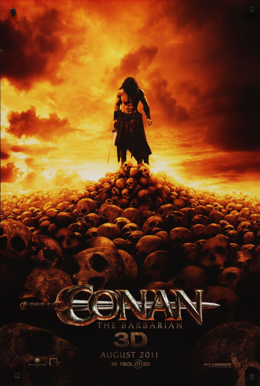Conan the Barbarian (2011) original theatrical movie poster - Advance