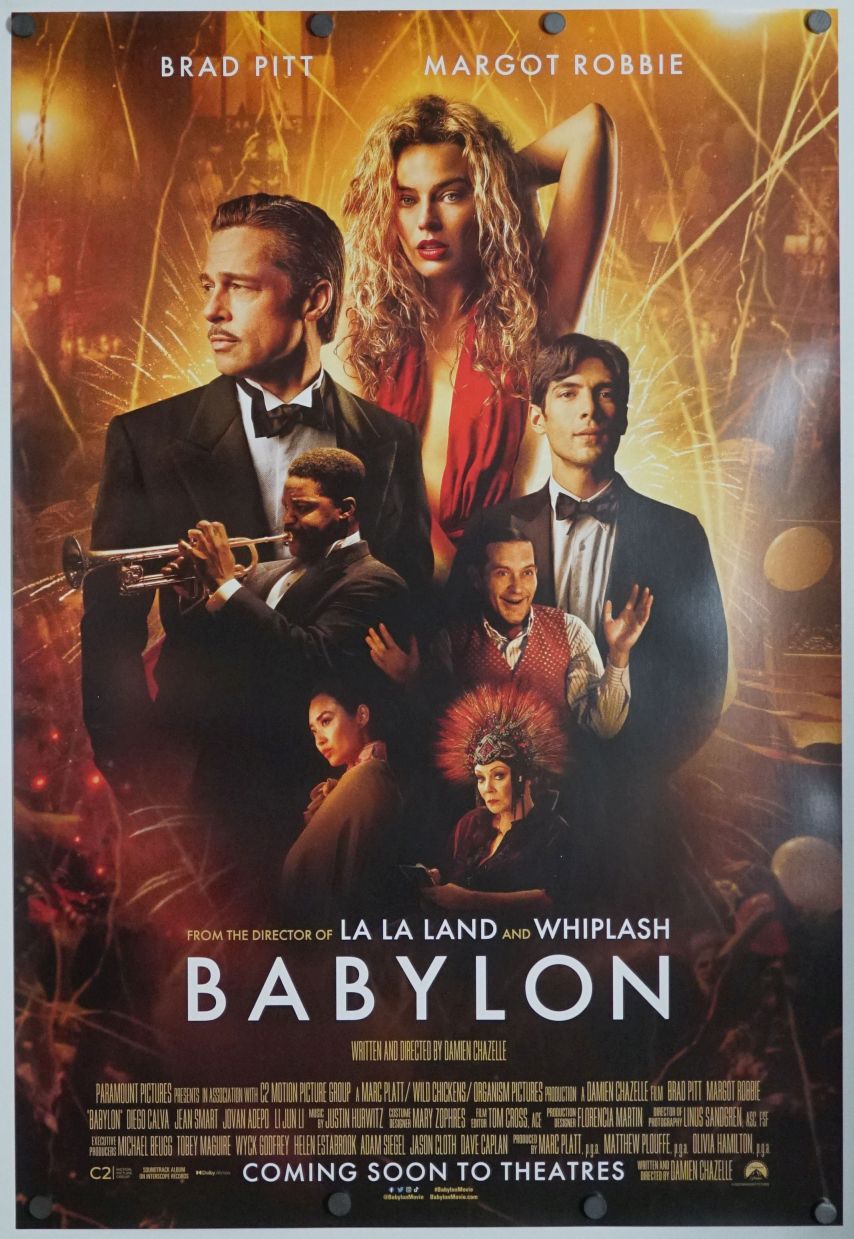 Babylon (2022) original theatrical movie poster - International Final