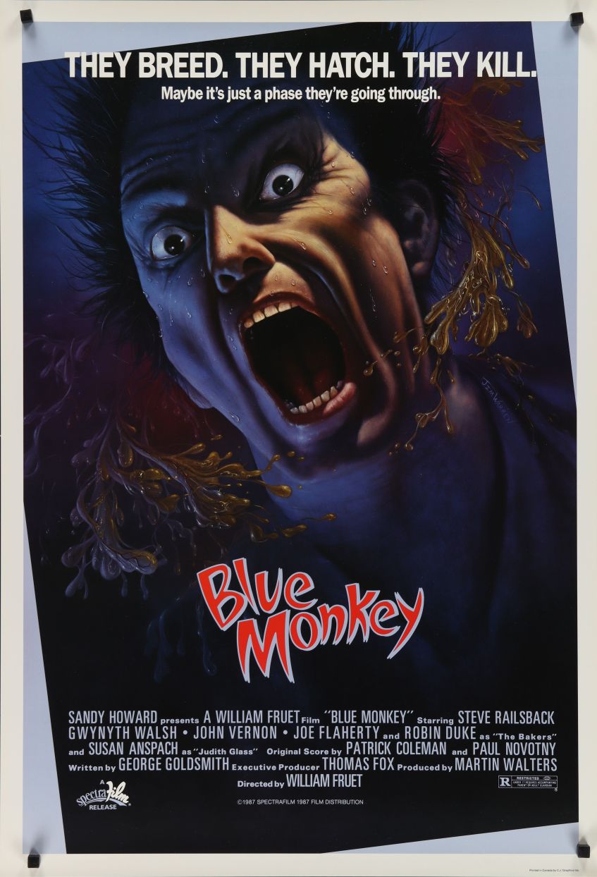 Blue Monkey (1987) original theatrical movie poster - Final