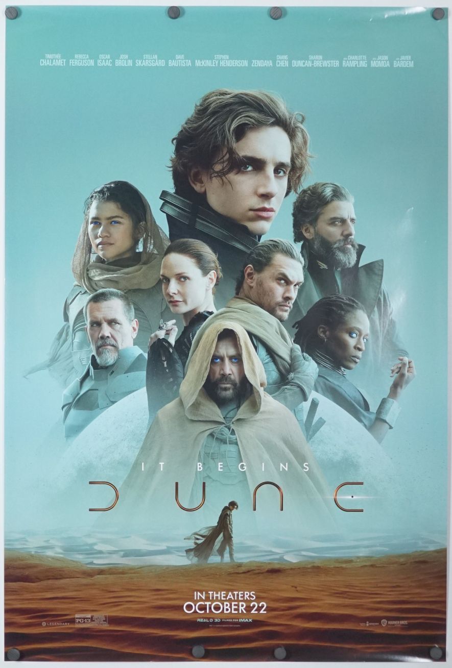 Dune (2021) original theatrical movie poster - Advance