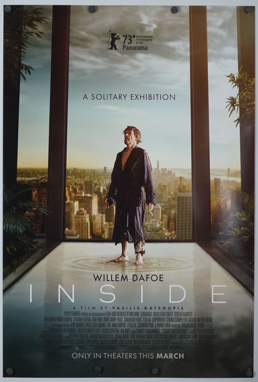 Inside (2023) original theatrical movie poster - Final