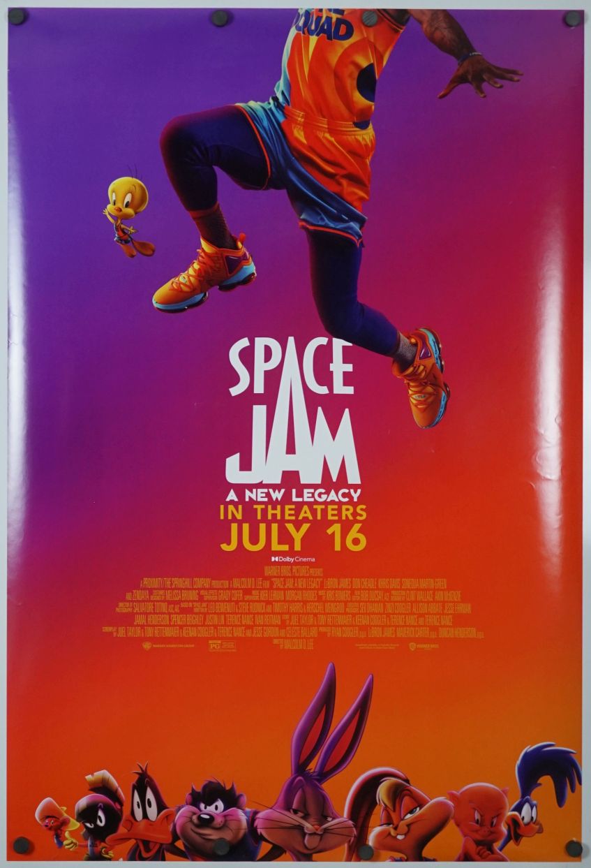 Space Jam 2 (2021) original theatrical movie poster - Final