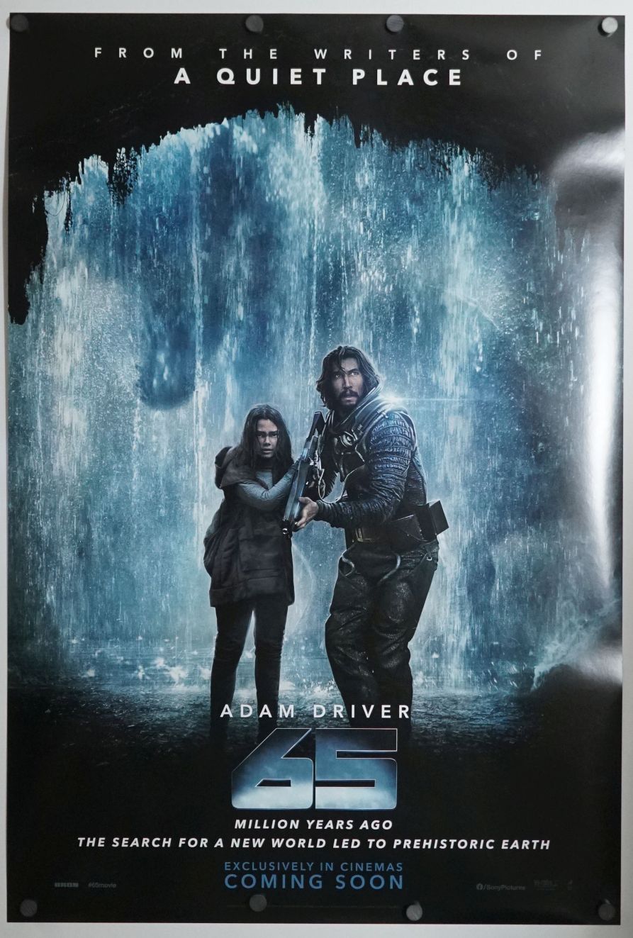 65 (2023) original theatrical movie poster - International Advance B