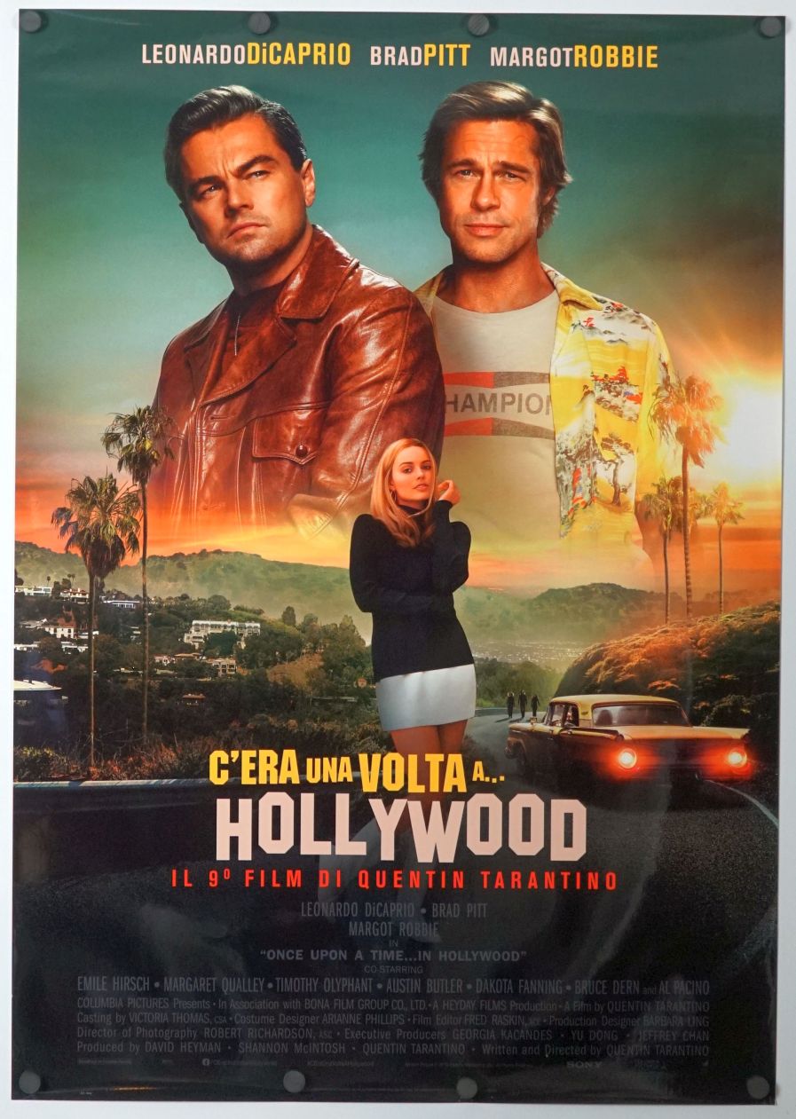 Once Upon a Time in Hollywood (2019) original theatrical movie poster - Final