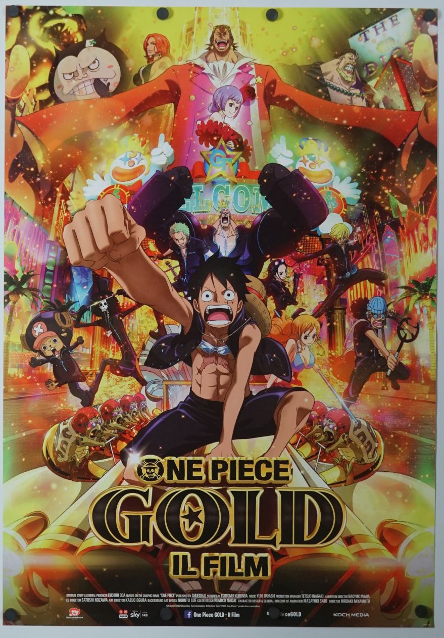 One Piece Film Gold (2016) original theatrical movie poster - Final