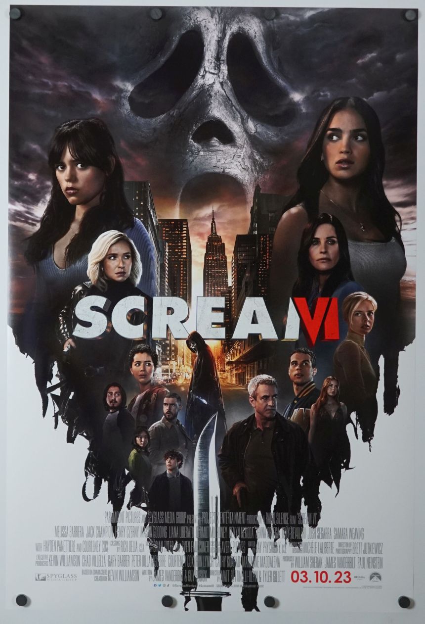 Scream 6 (2023) original theatrical movie poster - Final