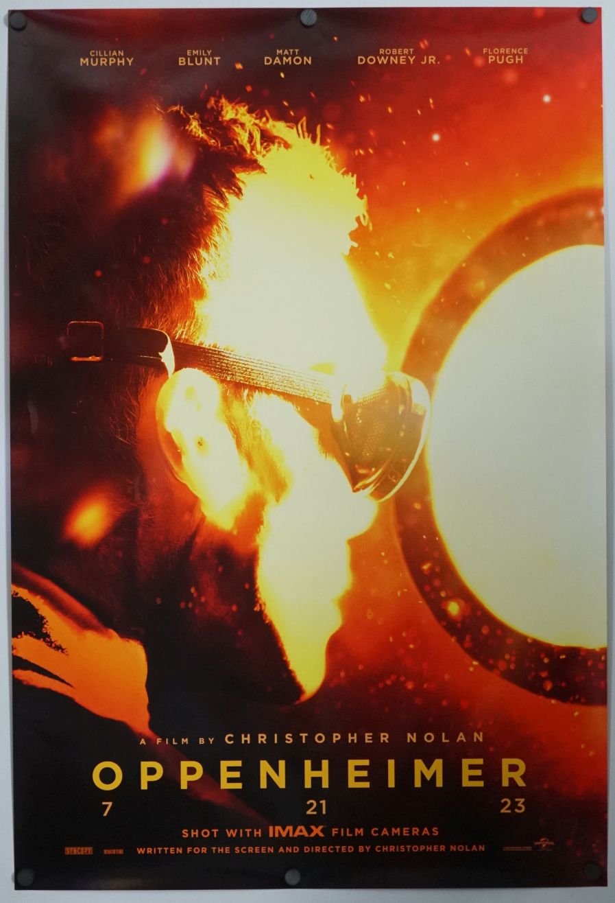 Oppenheimer (2023) original theatrical movie poster - Advance Style B