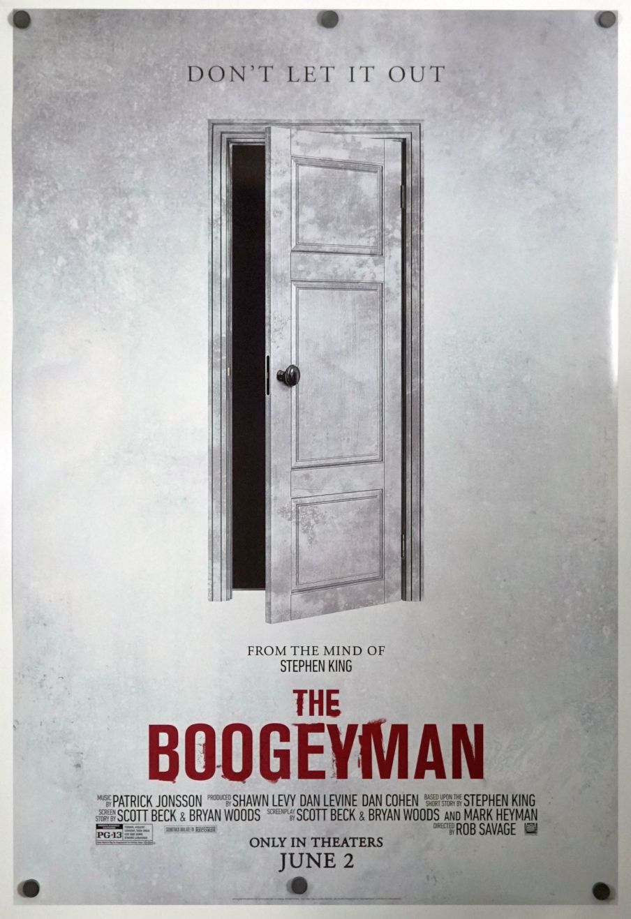 The Boogeyman (2023) original theatrical movie poster - Advance