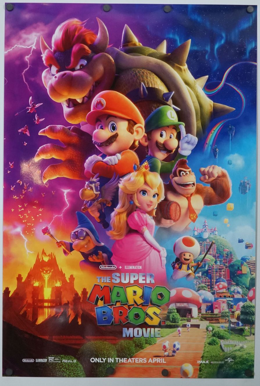 The Super Mario Bros. Movie (2023) original theatrical movie poster - Final