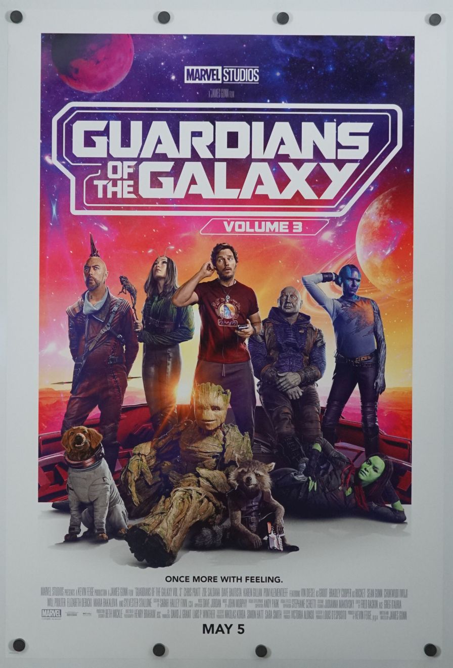 Guardians of the Galaxy Vol. 3 (2023) original theatrical movie poster - Final