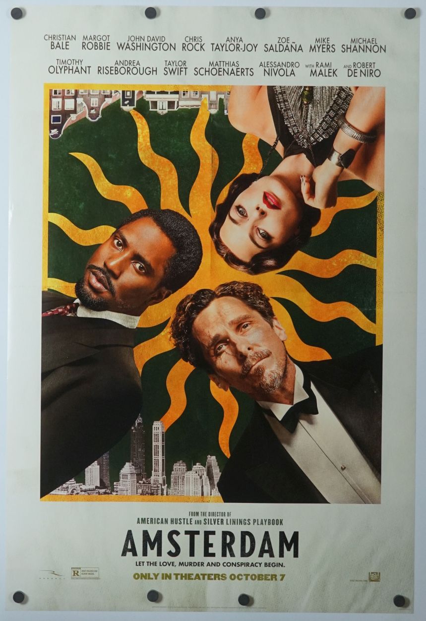 Amsterdam (2022) original theatrical movie poster - Final