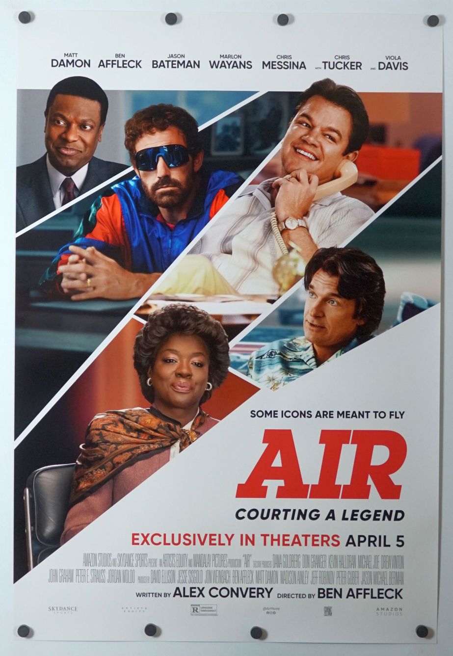 Air (2023) original theatrical movie poster - Final