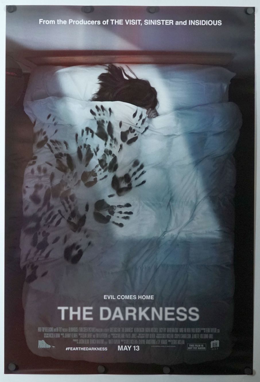 The Darkness (2016) original theatrical movie poster - Final