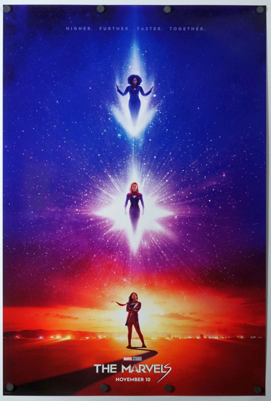 Captain Marvel II (2023) original theatrical movie poster - Advance