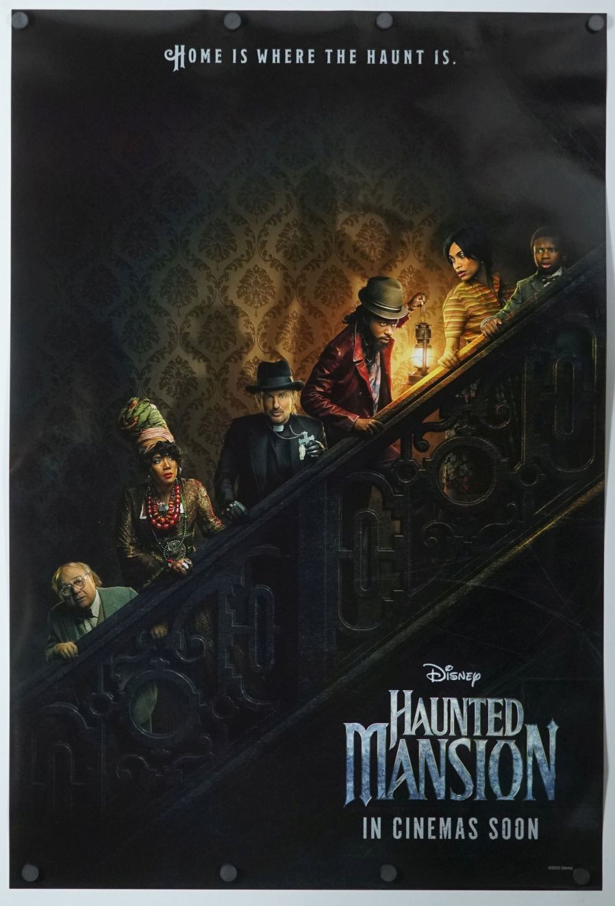 Haunted Mansion (2023) original theatrical movie poster - International Advance