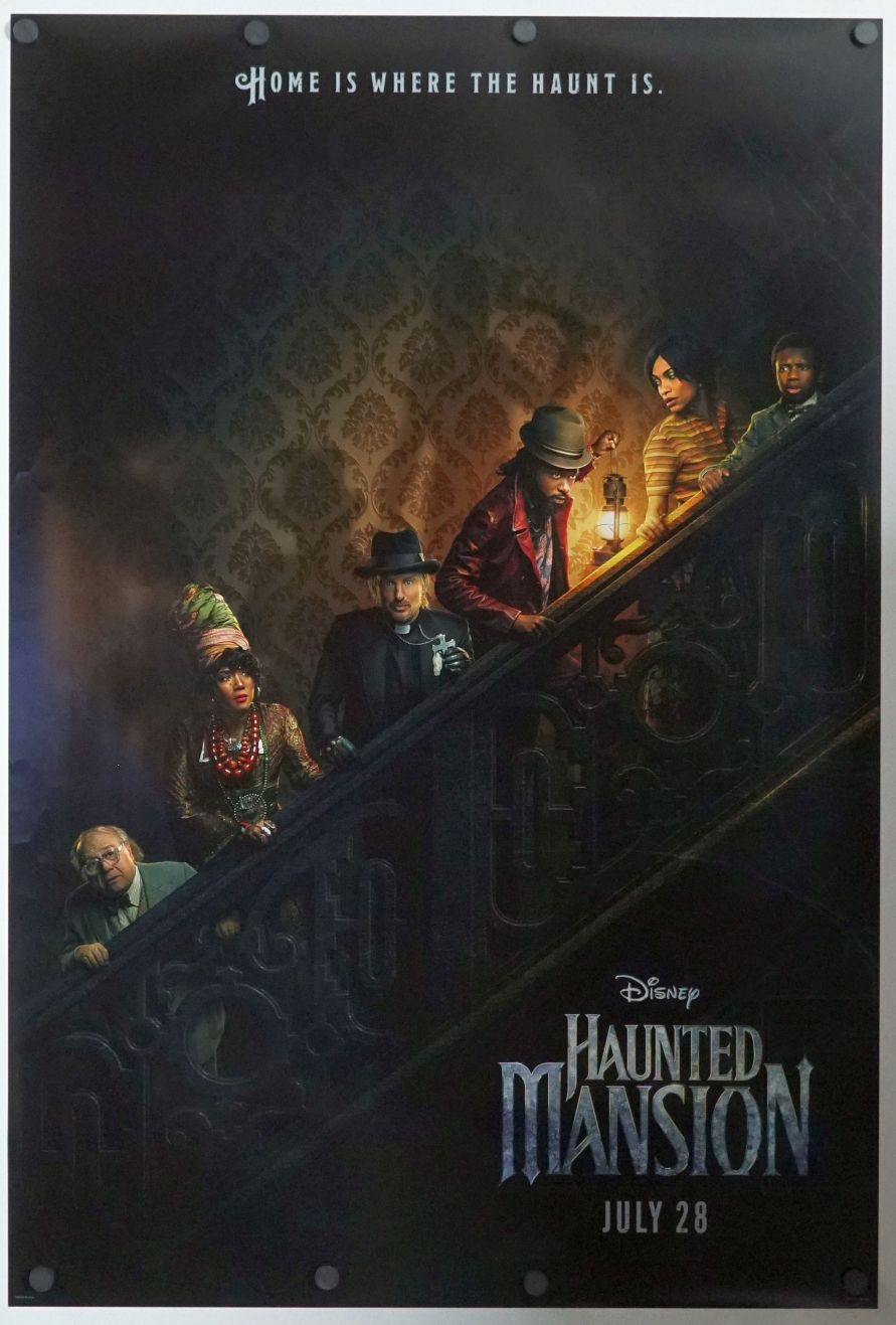 Haunted Mansion (2023) original theatrical movie poster - Advance