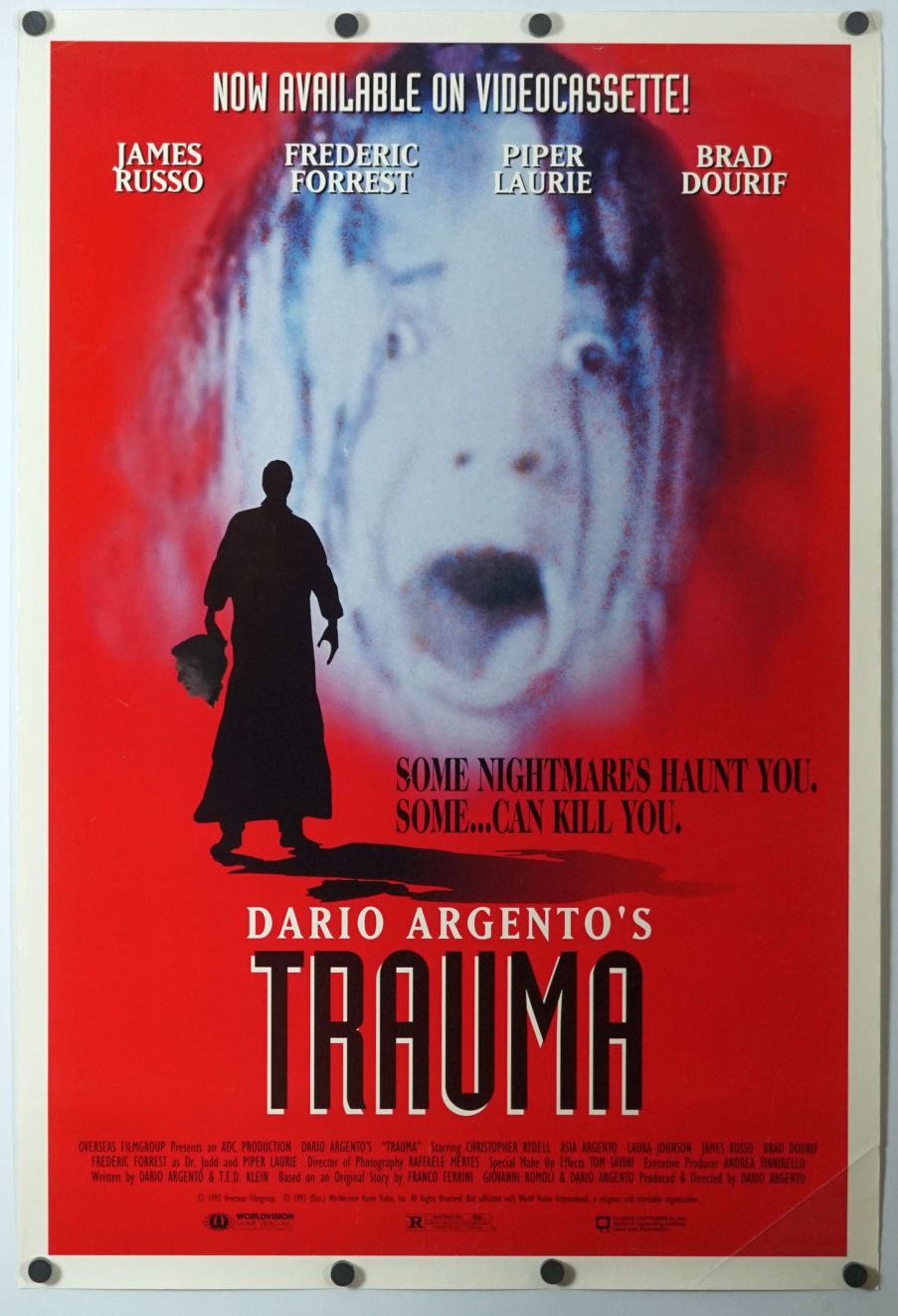 Trauma (1994) original theatrical movie poster - Video