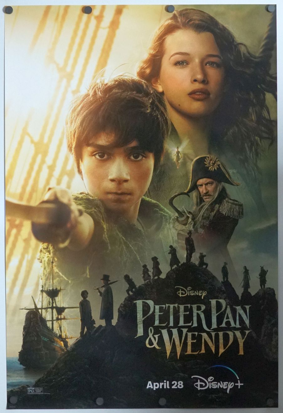 Peter Pan & Wendy (2023) original theatrical movie poster - Advance Style B
