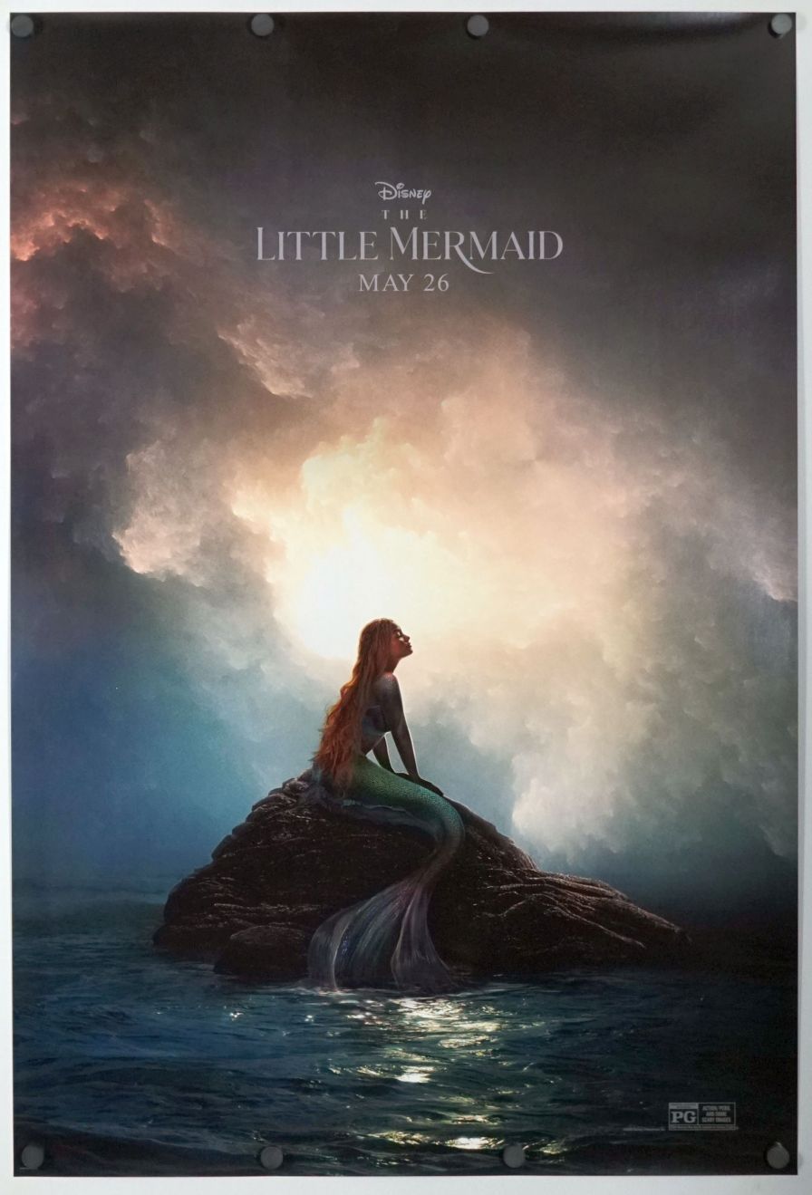The Little Mermaid (2023) original theatrical movie poster - Advance Style B