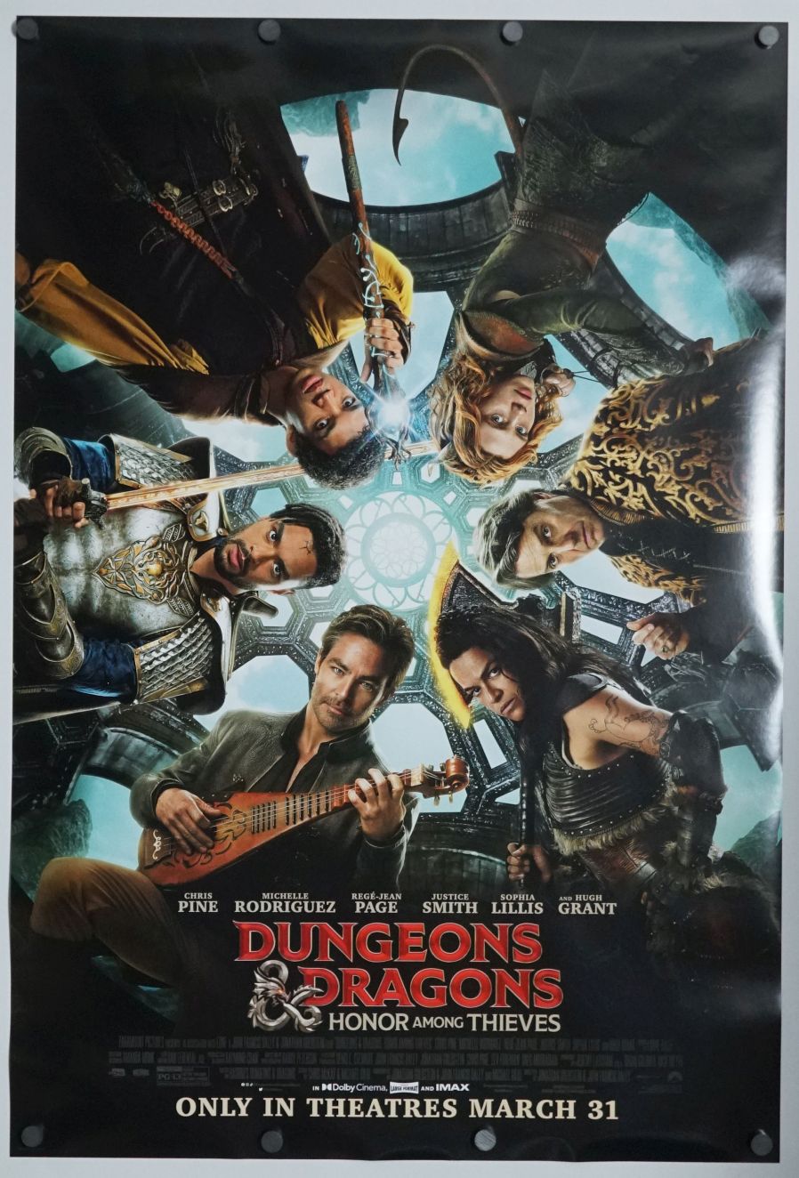 Dungeons & Dragons: Honor Among Thieves (2023) original theatrical movie poster - Final Style B