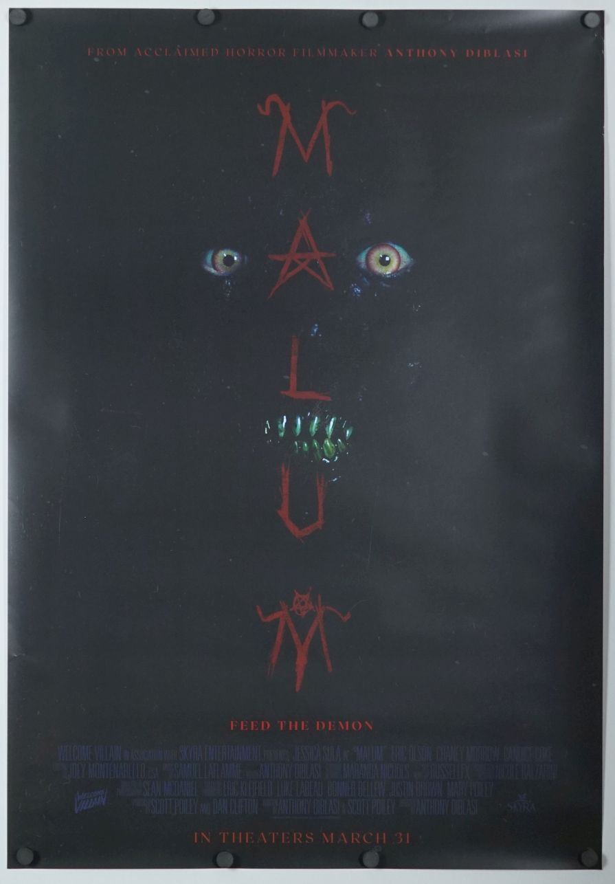 Malum (2023) original theatrical movie poster - Final
