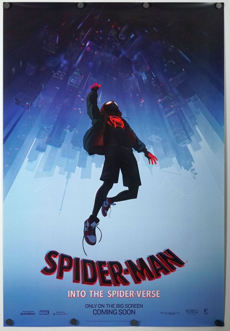 Spider-Man: Into the Spider-Verse (2018) original theatrical movie poster - International Advance