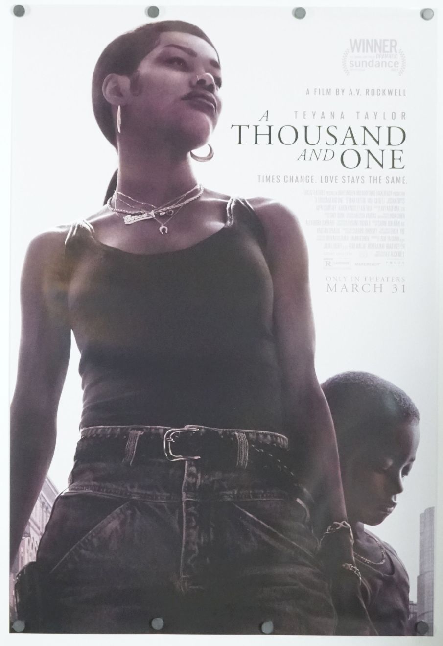A Thousand and One (2023) original theatrical movie poster - Style B