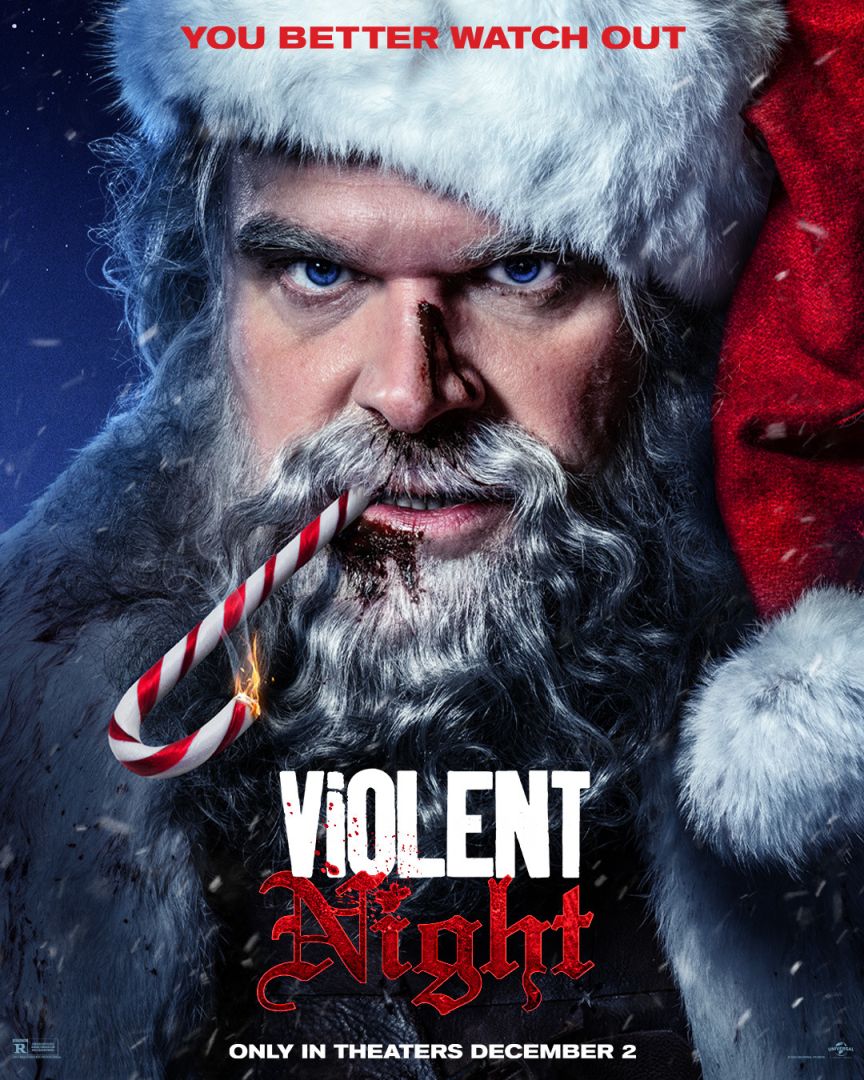 Violent Night (2022) original theatrical movie poster - Final
