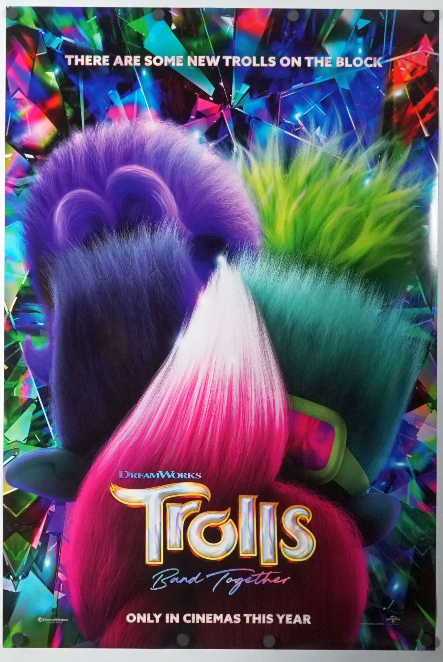 Trolls 3 (2023) original theatrical movie poster - International Advance