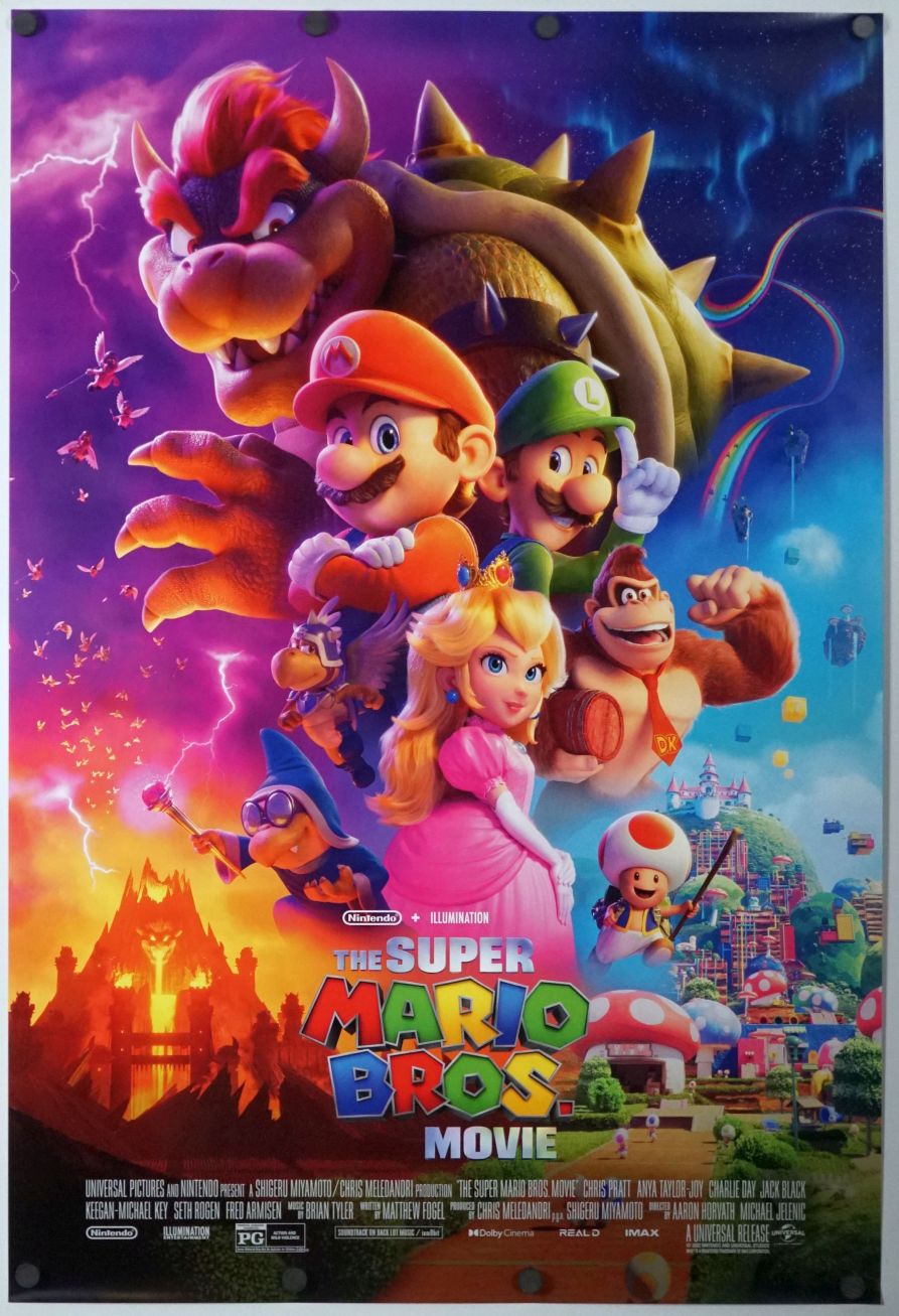 The Super Mario Bros. Movie (2023) original theatrical movie poster - Final