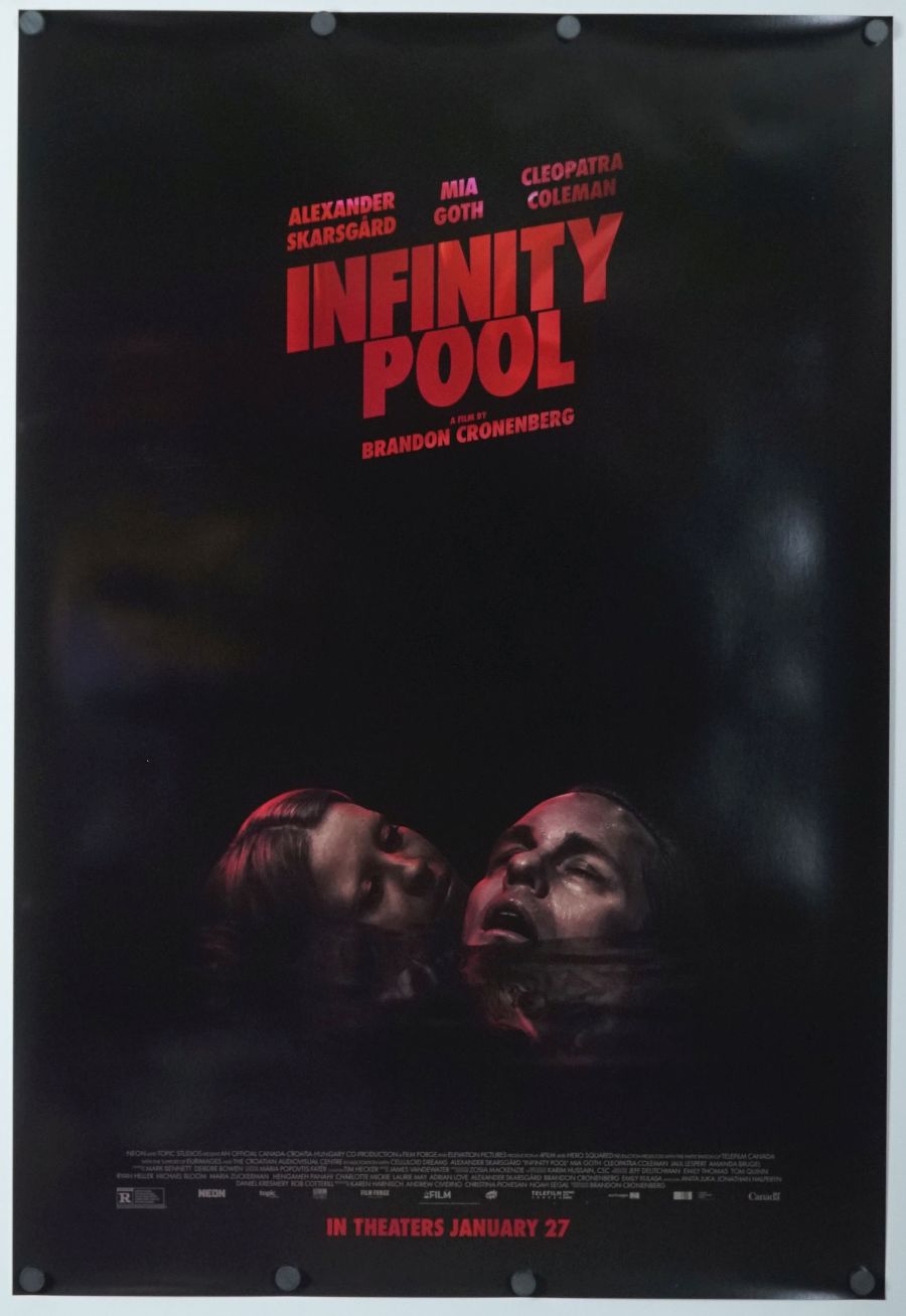 Infinity Pool (2023) original theatrical movie poster - International