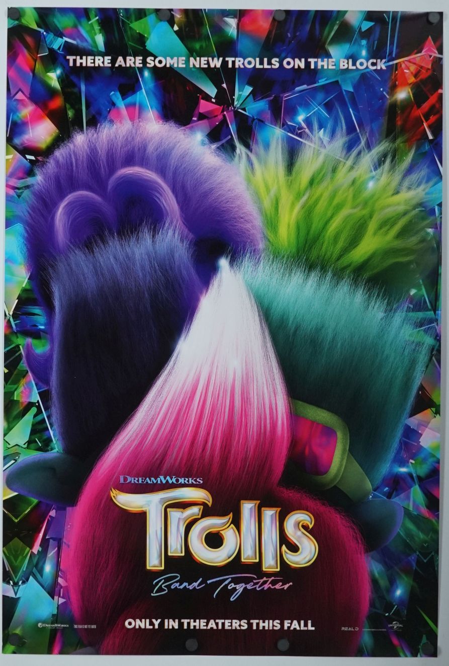 Trolls 3 (2023) original theatrical movie poster - Advance