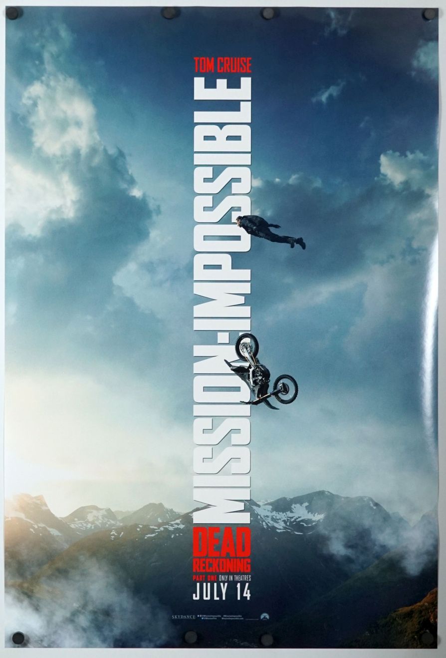 Mission: Impossible - Dead Reckoning Part One (2023) original theatrical movie poster - Advance