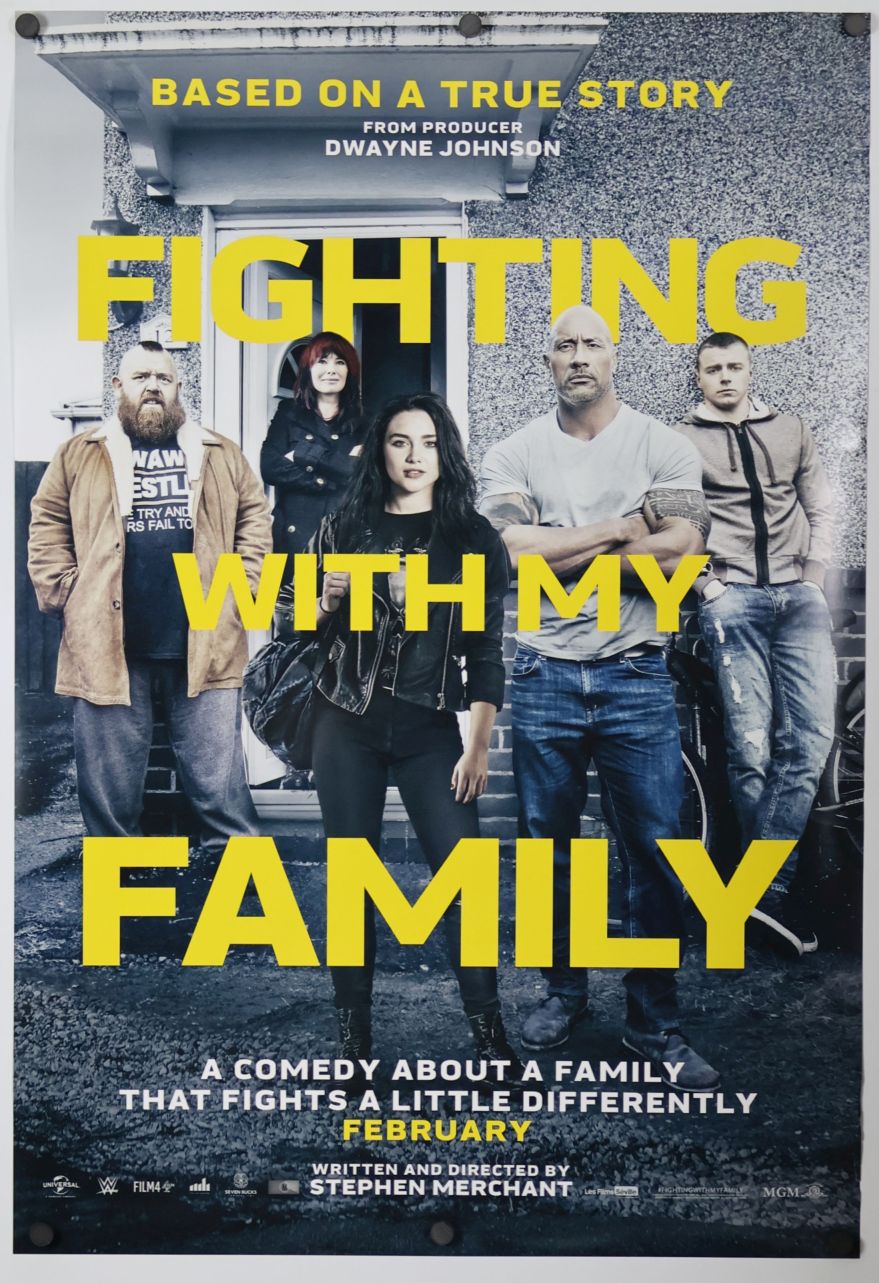 Fighting with My Family (2019) original theatrical movie poster - Final