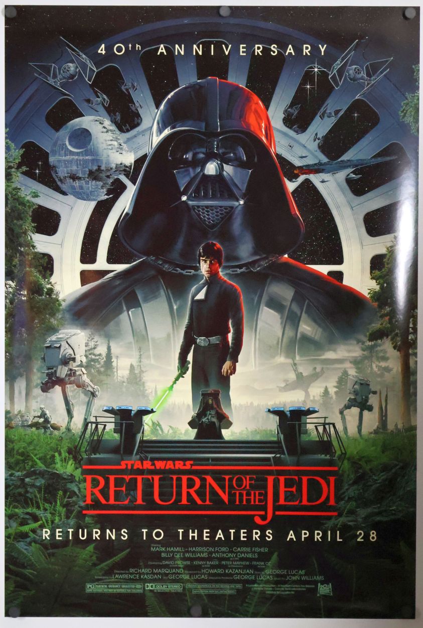 Star Wars: Episode VI - Return of the Jedi (2023) original theatrical movie poster - Re-Release