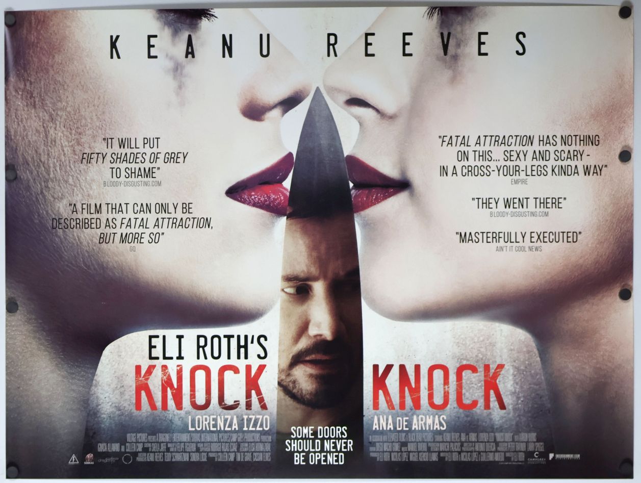 Knock Knock (2015) original theatrical movie poster - Final
