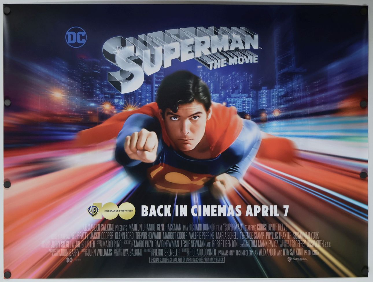 Superman (2023) original theatrical movie poster - Final